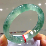 Burmese  Ice Jadeite Bangle for Women 58mm