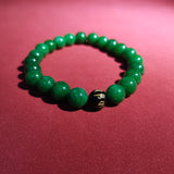 Bermese Jadeite Beads Bracelet 8mm