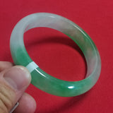 Natural Burmese Jadeite Bangle Bracelet Ice Seed Grade A