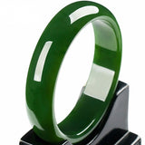 Green Hetian Jade Bangle Bracelet