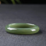 Green Hetian Jade Bangle Bracelet Nephrite Jade
